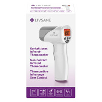 LIVSANE Kontaktloses Infrarot-Thermometer, 1 st, PXG Pharma GmbH