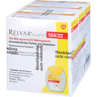 Relvar Ellipta 184 Mikrogramm/22 Mikrogramm Inh.P., 3x30 st, kohlpharma GmbH