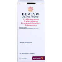 Bevespi Aerosphere 7.2 ug/5 ug Dru.Gasinh.120Hub, 1 st, Emra-Med Arzneimittel GmbH