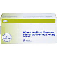 Alendronsäure Heumann 1x wöchentlich 70 mg Tabl., 12 st, Heumann Pharma GmbH & Co. Generica KG