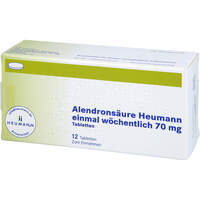 Alendronsäure Heumann 1x wöchentlich 70 mg Tabl., 12 st, Heumann Pharma GmbH & Co. Generica KG