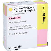 Dexamethason-hameln 4 mg/ml Inj.Lsg., 10x1 ml, hameln pharma GmbH