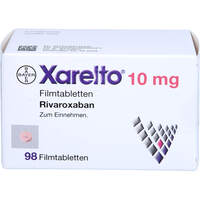 Xarelto 10 mg Filmtabletten, 98 Stk., Aaragon Pharma s.r.o. Xarelto 10 mg Filmtabletten, 98 Stk., Aaragon Pharma s.r.o.