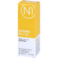 N1 Vitamin D3+K2 Tropfen zum Einnehmen, 30 ml, Wellnest International LTD