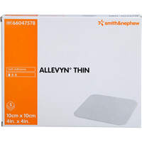 ALLEVYN Thin 10x10 cm dünne Wundauflage, 5 st, Adequapharm GmbH