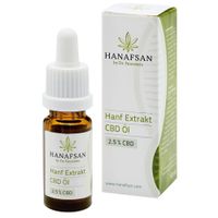 CBD &Ouml;l 2.5% Hanf Extrakt HANAFSAN, 10 ml, Dr. Feurstein Medical Hemp GmbH