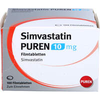Simvastatin PUREN 10 mg Filmtabletten, 100 st, PUREN Pharma GmbH & Co. KG