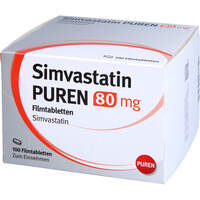 Simvastatin PUREN 80 mg Filmtabletten, 100 st, PUREN Pharma GmbH & Co. KG