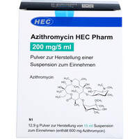 Azithromycin HEC Pharm 200 mg/5 ml P.z.H.e.Susp., 15 ml, Hec Pharm GmbH