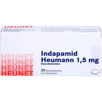 Indapamid Heumann 1.5 mg Retardtabletten Heunet, 30 Stk., Heunet Pharma GmbH
