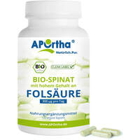 Bio-Spinat mit hohem Folsäure-Gehalt, 120 st, APOrtha Deutschland GmbH