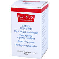 ELASTOFLEX-Langzugbinde 10CMX5M ged. NATUR, 1 Stk., Elastotex Verbandstoffe