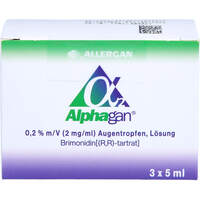 Alphagan 0.2% m/V (2 mg/ml) Augentropfen, 3x5 ml, Abacus Medicine A/S