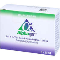 Alphagan 0.2% m/V (2 mg/ml) Augentropfen, 3x5 ml, Abacus Medicine A/S