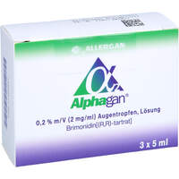 Alphagan 0.2% m/V (2 mg/ml) Augentropfen, 3x5 ml, Abacus Medicine A/S