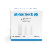 alphacheck PROTECT Sicherheits-Pen-Nadel 30G x 8mm, 100 st, Berger Med GmbH