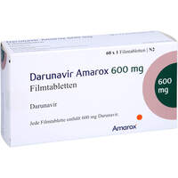 Darunavir Amarox 600 mg Filmtabletten, 60 Stk., AMAROX PHARMA GmbH