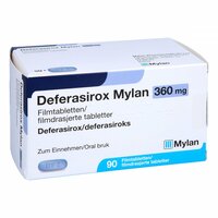 Deferasirox Mylan 360 mg Filmtabletten, 90 st, Viatris Healthcare GmbH