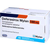 Deferasirox Mylan 180 mg Filmtabletten, 90 st, Viatris Healthcare GmbH