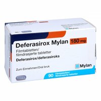 Deferasirox Mylan 180 mg Filmtabletten, 90 st, Viatris Healthcare GmbH