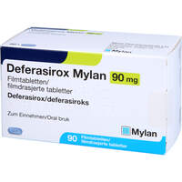 Deferasirox Mylan 90 mg Filmtabletten, 90 st, Viatris Healthcare GmbH