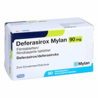Deferasirox Mylan 90 mg Filmtabletten, 90 st, Viatris Healthcare GmbH