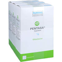 Pentasa 1000 mg Zäpfchen, 90 st, Docpharm GmbH