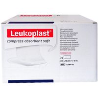 Leukoplast Compress Absorbent Soft STE 10X20, 25x1 st, Bsn Medical GmbH