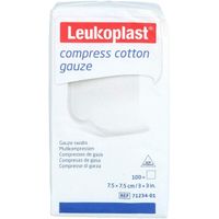 Leukoplast Compress Cotton Gauze NST 7.5X7.5 8f, 100 st, Bsn Medical GmbH