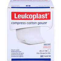 Leukoplast Compress Cotton Gauze STE 7.5X7.5 8f, 25x2 st, Bsn Medical GmbH