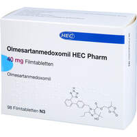 Olmesartanmedoxomil HEC Pharm 40 mg Filmtabletten, 98 st, Hec Pharm GmbH