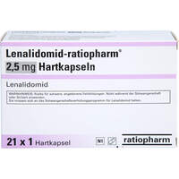 Lenalidomid-ratiopharm 2.5 mg Hartkapseln, 21 Stk., ratiopharm GmbH