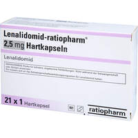 Lenalidomid-ratiopharm 2.5 mg Hartkapseln, 21 Stk., ratiopharm GmbH