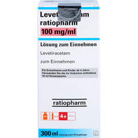 Levetiracetam ratiopharm 100 mg/ml Lsg z.Einnehmen, 300 ml, Docpharm GmbH