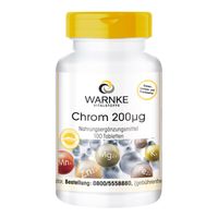Chrom 200 ug, 100 st, Warnke Vitalstoffe GmbH