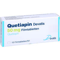 Quetiapin Devatis 50 mg Filmtabletten, 10 Stk., Devatis GmbH