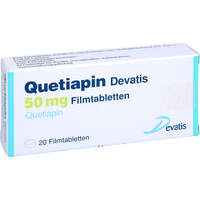 Quetiapin Devatis 50 mg Filmtabletten, 20 st, Devatis GmbH