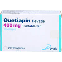 Quetiapin Devatis 400 mg Filmtabletten, 20 Stk., Devatis GmbH