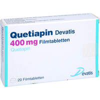Quetiapin Devatis 400 mg Filmtabletten, 20 Stk., Devatis GmbH