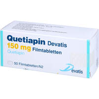 Quetiapin Devatis 150 mg Filmtabletten, 50 st, Devatis GmbH