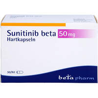 Sunitinib beta 50 mg Hartkapseln, 30 st, betapharm Arzneimittel GmbH