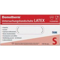 Domotherm Untersuchungshandschuhe Latex S, 100 st, Uebe Medical GmbH