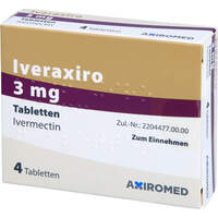 Iveraxiro 3 mg Tabletten, 4 Stk., Medical Valley Invest AB