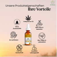 CBD27% Bio Hanfextrakt &Ouml;l - Vitadol Gold, 10 ml, Endower GmbH