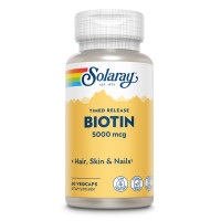 Biotin 5000 mcg Solaray, 60 st, Supplementa GmbH