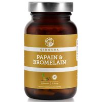 Papain & Bromelain Enzyme 160 mg/Kapsel, 90 st, Qidosha GmbH