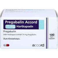 Pregabalin Accord 75 mg Hartkapseln, 100 st, Orifarm GmbH