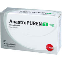 AnastroPUREN 1 mg Filmtabletten, 30 Stk., PUREN Pharma GmbH & Co. KG