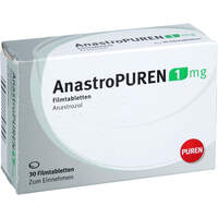 AnastroPUREN 1 mg Filmtabletten, 30 Stk., PUREN Pharma GmbH & Co. KG