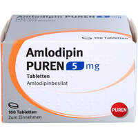 Amlodipin PUREN 5 mg Tabletten, 100 st, PUREN Pharma GmbH & Co. KG